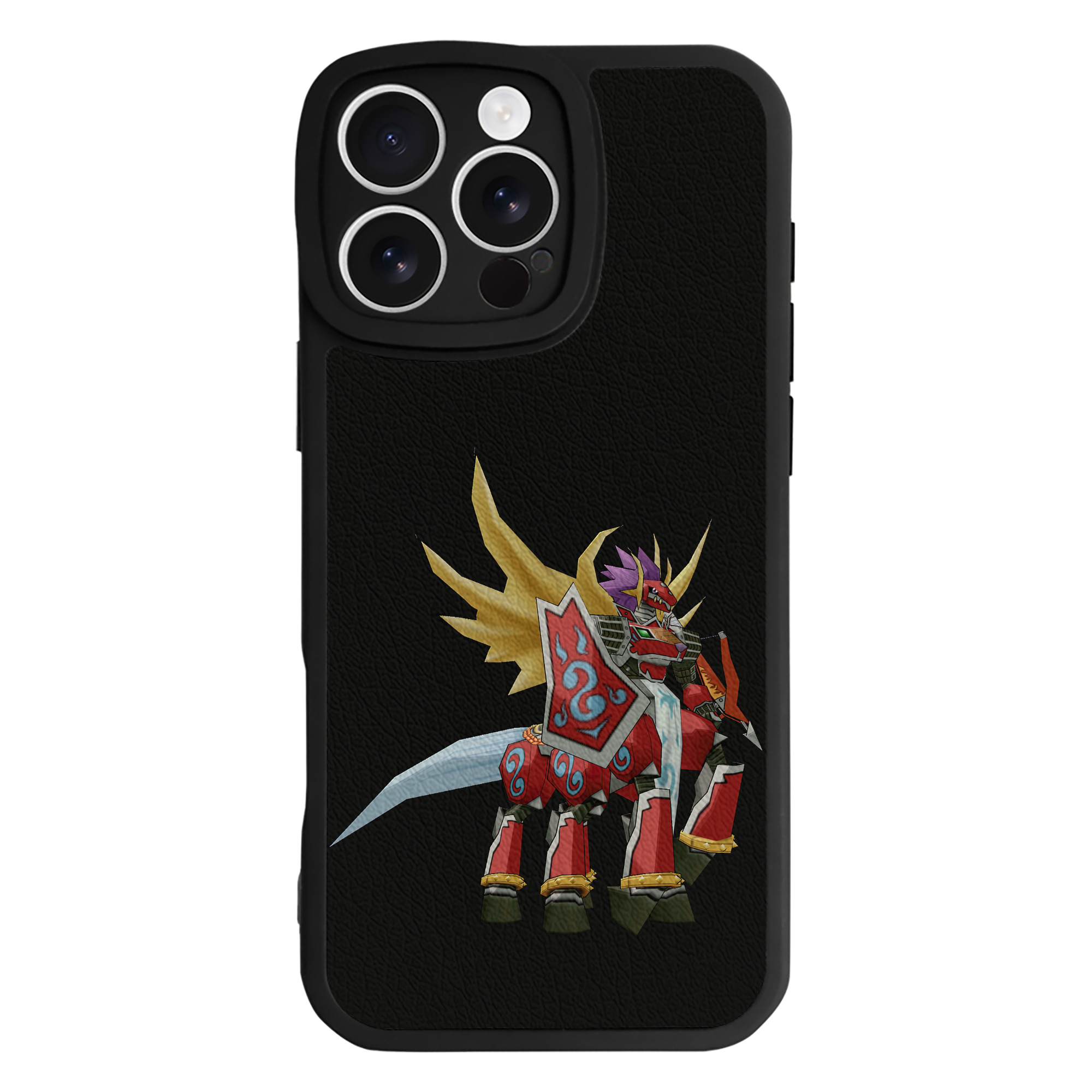 （画像用） Digimon デジタルモンスター/デジモン 【iPhone 16シリーズ対応】シリコンスマホケース（レザー調） 材質：シリコン